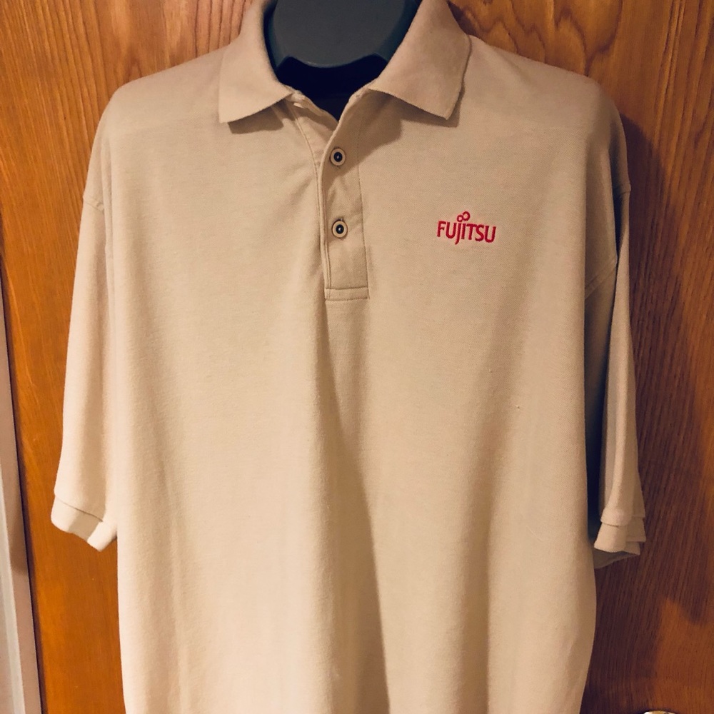 (2 for 1) 2XL Men’s Tan Polo Shirts